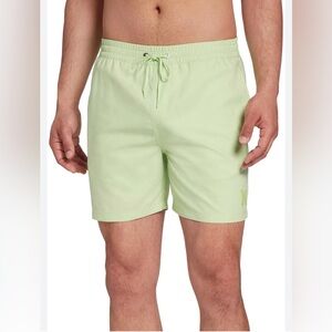 Hurley One & Only 2.0 Volley Board Shorts Lime Green Men’s XL 17”